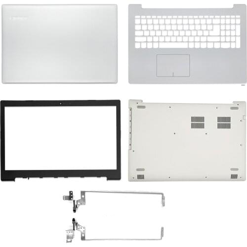 NEW Laptop LCD Back Cover/Front bezel/Hinges/Palmrest/Bottom Case For Lenovo IdeaPad 320-15 320-15IKB 320-15ISK 320-15ABR White