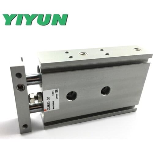 CXSM25-50/60/70/75 YIYUN brand perform Pneumatic components air tool Dual rod cylinder with guide function CXS CXSM series