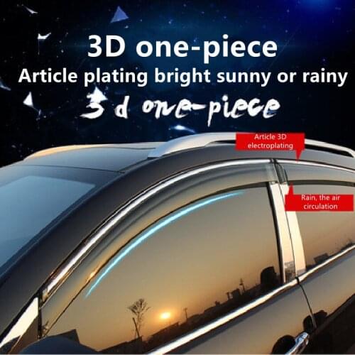 Side window deflector for Kia K5 2011-2015 2016-2021 black windshield, rainproof, sunshade and rainshield