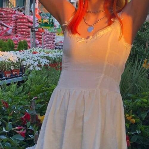 DICLOUD Linen Summer Dresses