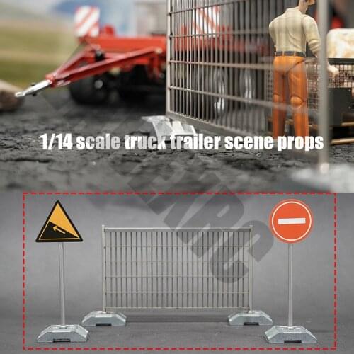 1/14 Scale Remote Control Truck Track Scene Metal Props