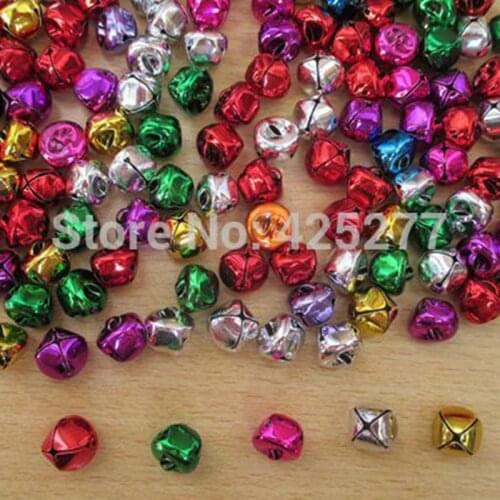 100pcs Wholesale free shipping multicolor bells. 25 mm pet accessories/Christmas decorations 031001009.5
