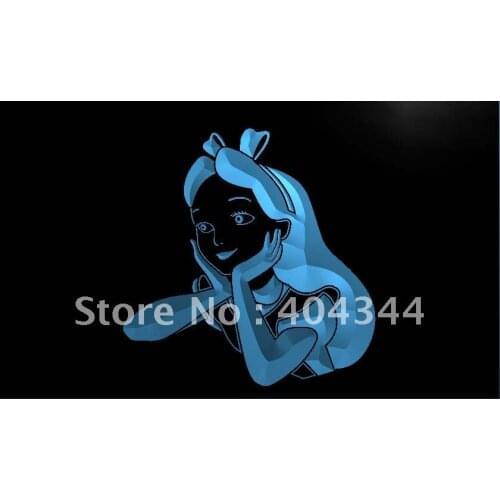 LC217- Alice in Wonderland LED Neon Light Sign home decor crafts