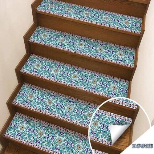 Funlife Moroccan Style Staircase Step Pvc Creative Stairs Home Floor SCS017 sticker