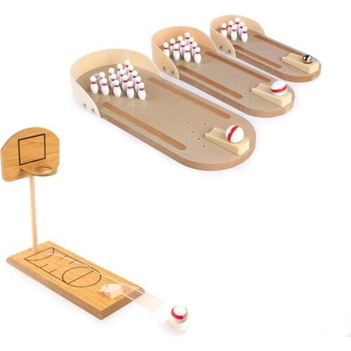 Mini Bowling Educational Funny Sports Toys Set with Ball anxiety and stress relief toy kids birthday gift stress toys desk