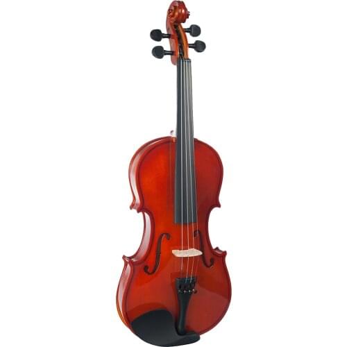 Solid Wood 1/2 Violin Set for Kid Students, Portable Small Bowed Instrument
