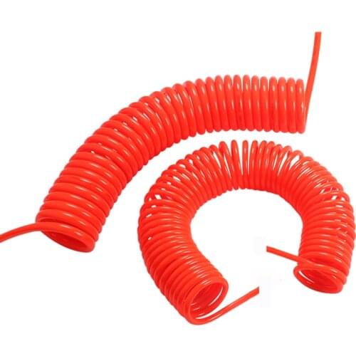3M/6M/9M/12M/15M Pneumatic PU 6*4mm 8*5mm Air Compressor Telescopic Spiral Hose Spring Tube Dropship Flexible Air Tool Pipe