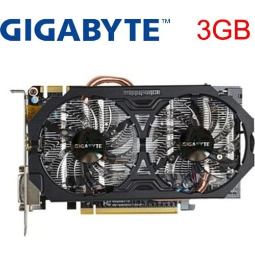 GIGABYTE Graphics Card GTX 660 3GB 192Bit GDDR5 Video Cards for nVIDIA Geforce GTX660 Used VGA Cards stronger than GTX 750 TI