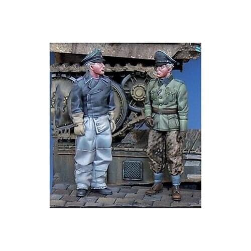 1/35 Scale Unpainted Resin Figure Last Transport to the front Europa 2 figures collection figure