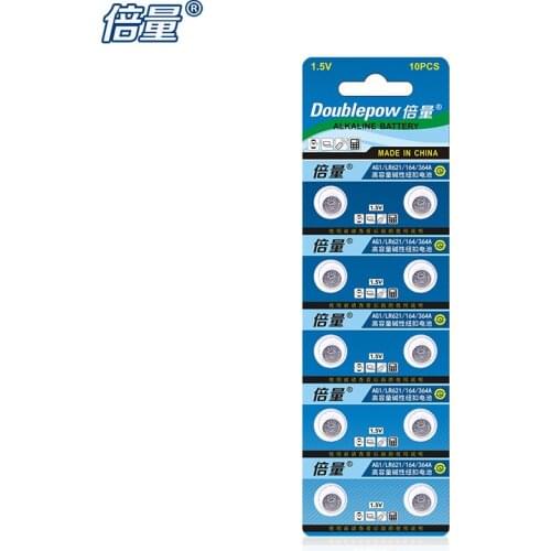 10 grains.Original LR621 button battery,Apply to AG1/164/364A/LR60,Alkaline battery,1.5V,car key,remote control,electronic watch