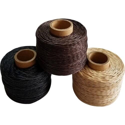 100% Linen waxed thread rope 100m/roll high tenacity twine cord for accessory DIY
