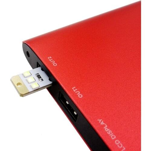 50PCS Mini Night USB LED Keychain Portable Power White Board Pocket Card Lamp Bulb LED new