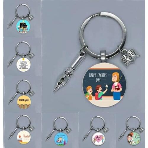 25mm Hand-Added Creative Teacher’S Day Keychain, Ladies Crystal Pendant Keychain, High-Quality Keychain, Gifts For Teachers’ Hol