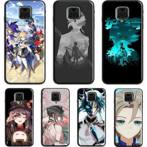 Genshin Impact For Xiaomi Redmi Note 10 7 8 9 Pro Note 8T 9S Soft Case For Redmi 9T 9A 9C K40 Pro Cover