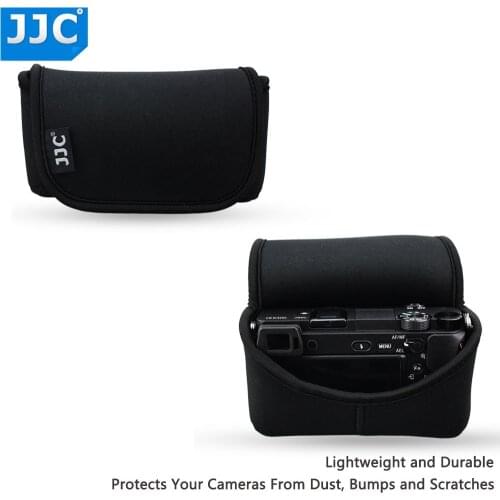 JJC Mirrorless Camera Case DSLR Bag for Sony A6100 A6600 A6000 A6300 Olympus E-PL5 E-PL6 E-PL7 Fujifilm XT30 XT10 XT20 Canon