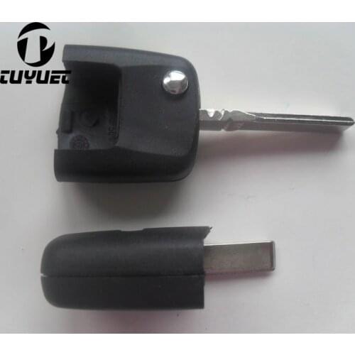 Car Flip Remote Key Head shell for Audi A4 A6 Square FOB Car Key Case