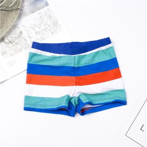 Striped Print Boy Kids Trunks 2020 Children Swimsuit Boys Short Swimwear Short Swimming Trunk Summer Bathing Suit A136