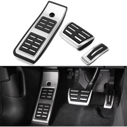For Audi A4 B9 A5 F5 2016-2019 Sedan Avant Sport Automatic High Quality Stainless Steel Fuel Brake Footrest Pedal Cover