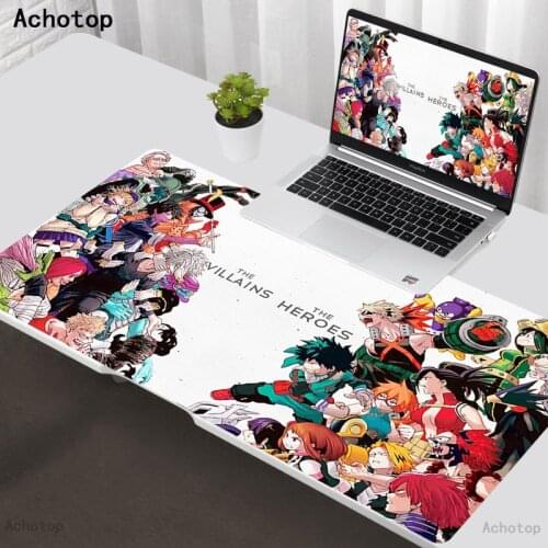 My Hero Academia Gamer Mouse Pad Non-slip Keyboard Mouse Mat CSGO Gamer Mousepad for PC Computer Keyboard Mouse Carpet Gaming