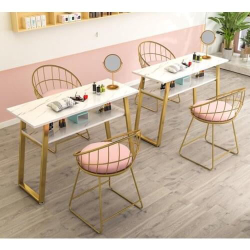 Manicure table net red nail table nail table nail table and chair set