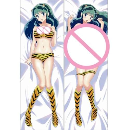 MMF urusei yatsura anime Characters sexy girl lum throw pillow cover anime Dakimakura body Pillowcase