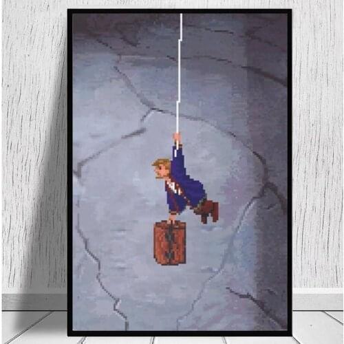 Monkey Island II canvas prints Wall Canvas Decoration for Living Room, Home Decoration, Movie Poster, Cuadros Modernos