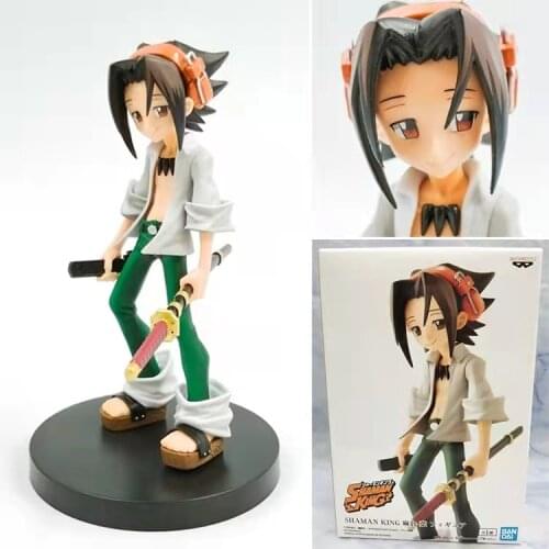 Presale Original Banpresto Shaman King Yoh Asakura Action Figure Kid Model Toys Anime Figurals Brinquedos