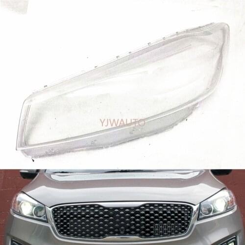 Headlight Lens For Kia Sorento 2015 2016 2017 Headlamp Cover Car Replacement Auto Shell