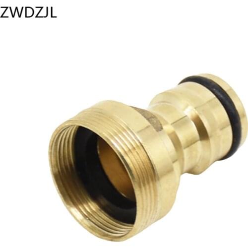 Garden faucet adapter M24 threaded brass connector M22 water gun tap adapter Tooth pitch 1 mm 1pcs