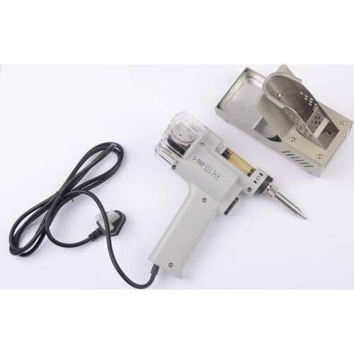 110V/220V Desoldering Gun 1.2mm /1.5mm / 2mm Nozzle Electric Vacuum Double Pump Solder Sucker Desoldering Iron Machine S-998P