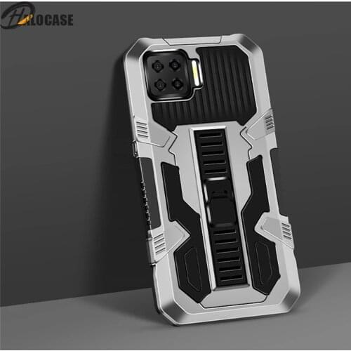 Shockproof Case For OPPO A7 A8 A9 A12 A15 A31 A32 A52 Anti-Fall Armor Bracket Phone Cover For A53 A54 A72 A73 A92 A93 A94 Cases