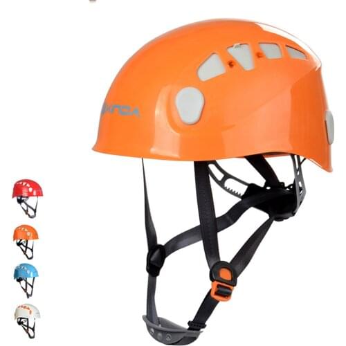 Adjustable Mountaineer Helmet Outdoor Safety Climbing Cycling Drifting Rappelling Protector Gear