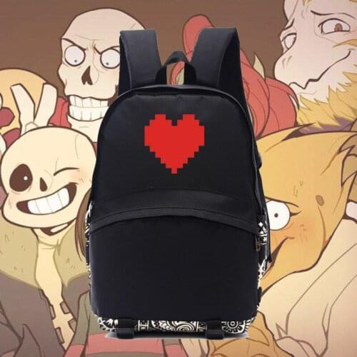 Game concept undertale heart concept printing backpacks game backpack anime fans backpack game fans backpack school bag