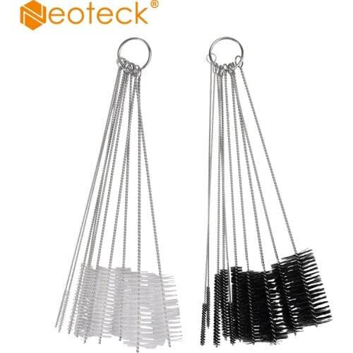 Neoteck 20Pcs Nylon Straw Brush Cleaner Bottle Tube Pipe Small Long Cleaning Multi-Functional Tools Cleaning Brush
