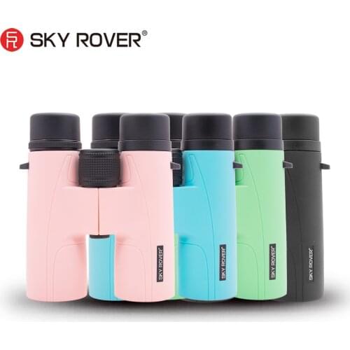 Sky rover 8x42 roof binoculars macaron color candy series new version Telescope skyrover black pink blue green