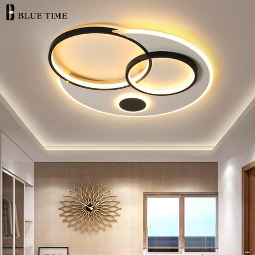Modern LED Ceiling Lights for Living Room Dining Room Bedroom White Lighting Fixture Decoration Indoor Ceiling Lamps
