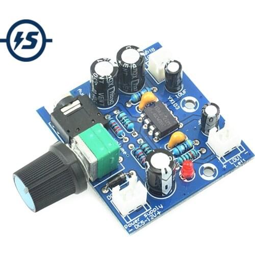 YX103 Audio Module TDA2822 Power Amplifier Module DC 5V-12V Two-Channel Low Power Adjustable Volume Power Amplifier Board