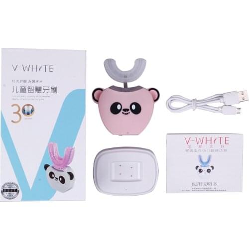 U-shaped 360 Degrees Kids Sonic Electric Toothbrush Music Silicon Automatic Ultrasonic Teeth Tooth Brush Cartoon Children