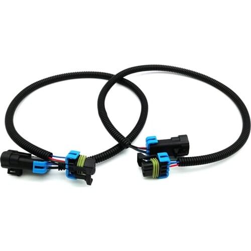 2 X Oxygen O2 Sensor Header Extension Harness for Camaro 2010-2013 for Corvette LS2 LS3 LS7 2005-2013