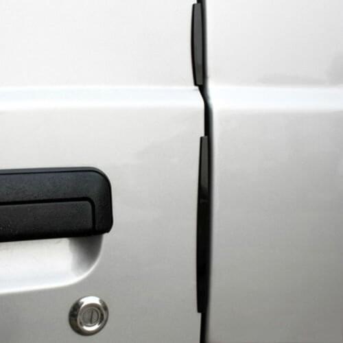 8Pcs/Set Universal Car Door Guard Edge Corner Bumper Buffer Trim Molding Protection Strip Scratch Protector Auto Crash Bar