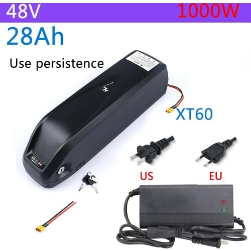 Electric eBike Battery Hailong Samsung 18650 Cells Pack 52V 48V 36V 28mAh Powerful Bicycle Lithium Battery+Charger XT60 plug
