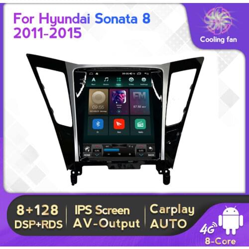 RDS DSP Android 11 6G+128G Car Audio Car Video Player Car Multimedia Player For hyundai sonata 8 Navigation GPS NO DVD