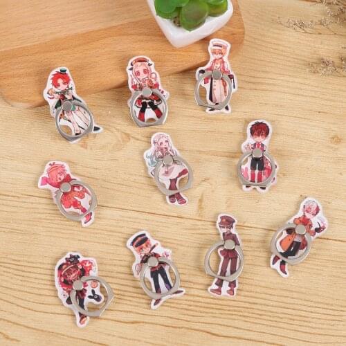 Cartoon Mobile Phone Stand Holder Anime Toilet-Bound Hanako-kun Phone Finger Ring Holder For iPhone Huawei All Phone