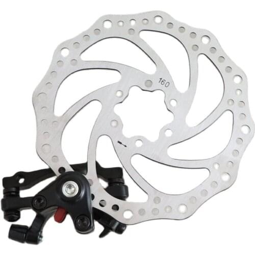 160mm Disc Brake With Brake Caliper Set For Mountain Bike Road Bike Bicycle Aluminum Alloy Brand New Free Shipping