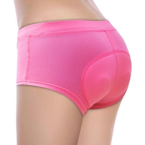 Road Bike Mtb Shorts Riding Downhill Shorts S-2Xl Pink Womens Cycling Shorts 3D Gel Padded Breathable Underwear Bicycle