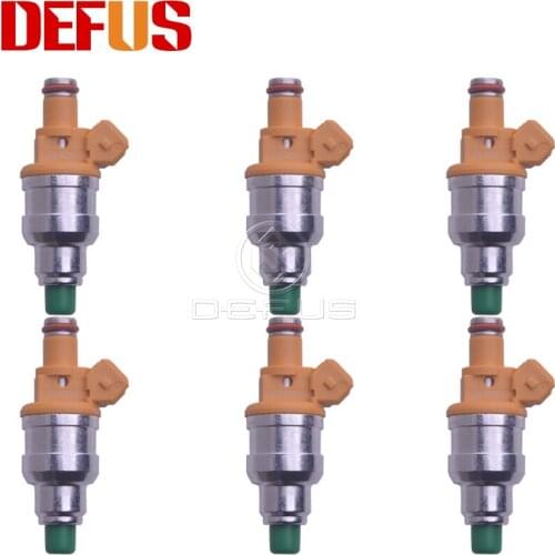DEFUS 6pcs OE MN158591 Fuel Injector Nozzle For Gasoline Petrol Engine Injection NEW For Mit subishi Motors Bico wtrysk paliwa