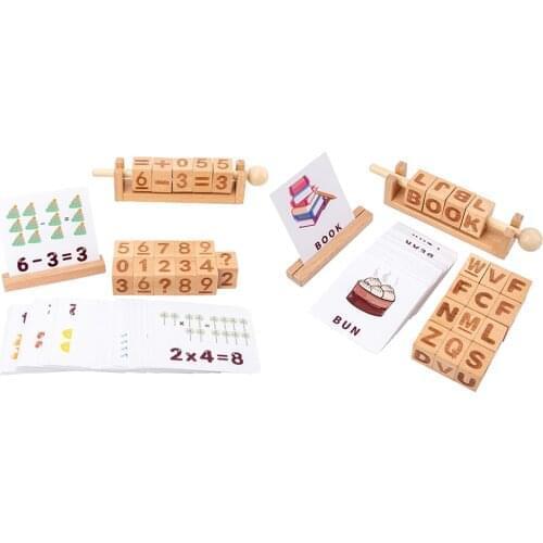See and Spell Learning Toys Letter Spelling and Matching Cards Montessori