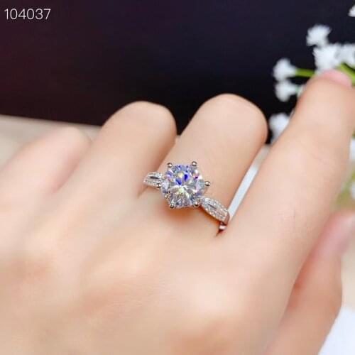 2020 new jewelry set pouring shiny moisanite gemstone necklace ring stud earring real 925 sterling silver birthday party gift