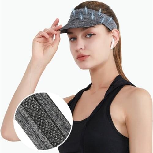 Summer Tennis Hat Women Quick Drying Sun Hat Travel Shade Empty Top Hats Hiking Fishing Cap UV Protection Running Cycling Cap