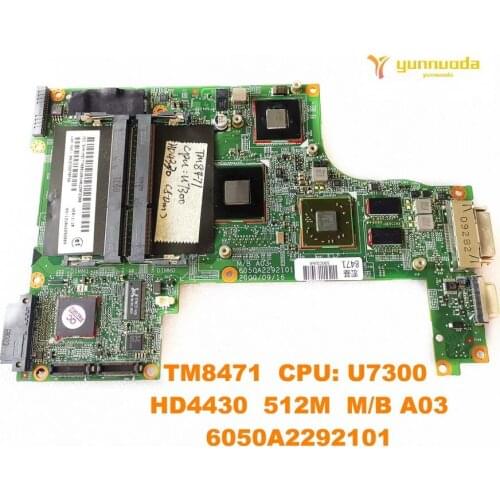 Original for ACER TM8471 laptop motherboard TM8471 CPU U7300 HD4430 512M MB A03 6050A2292101 tested good free shipping